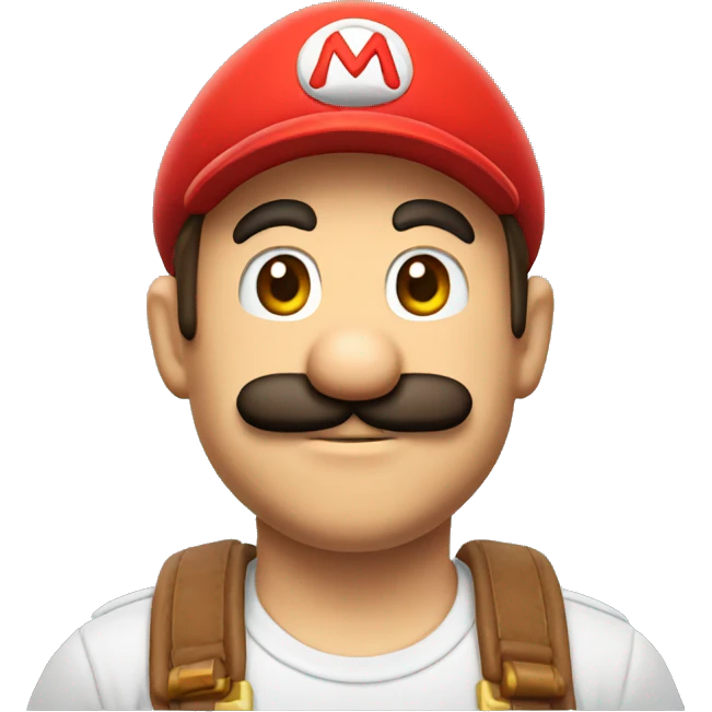 Gorra de mario  emoji