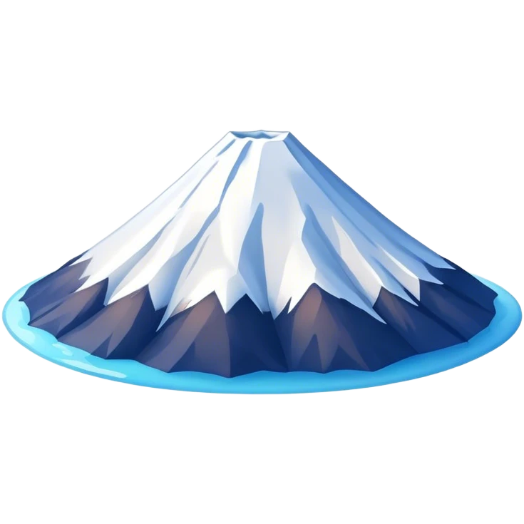 Cinematic Realistic Mount Fuji Emoji  emoji
