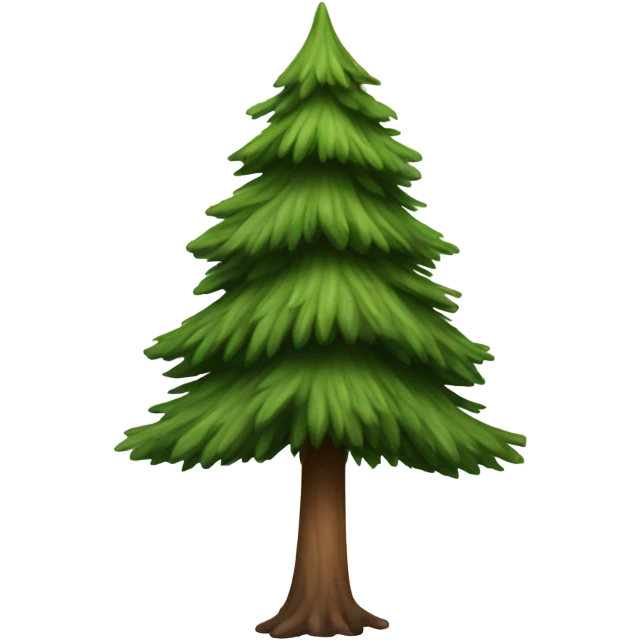 realistic fir tree emoji