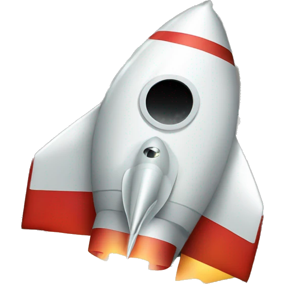 rocket ship propelled by dollar bills emoji