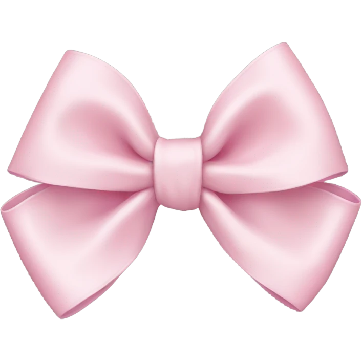 Light pink bow emoji