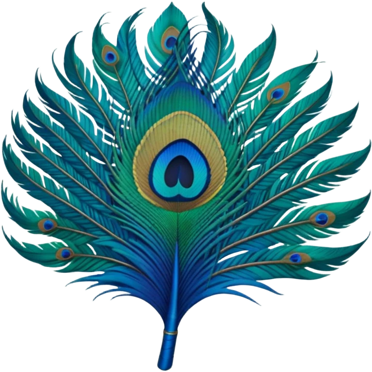 Peacock feather emoji