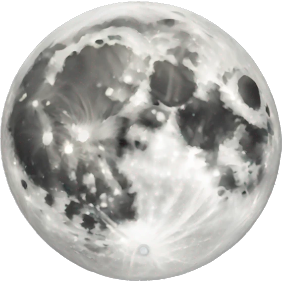 The moon emoji