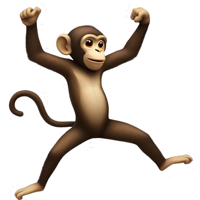 Monkey dancing emoji
