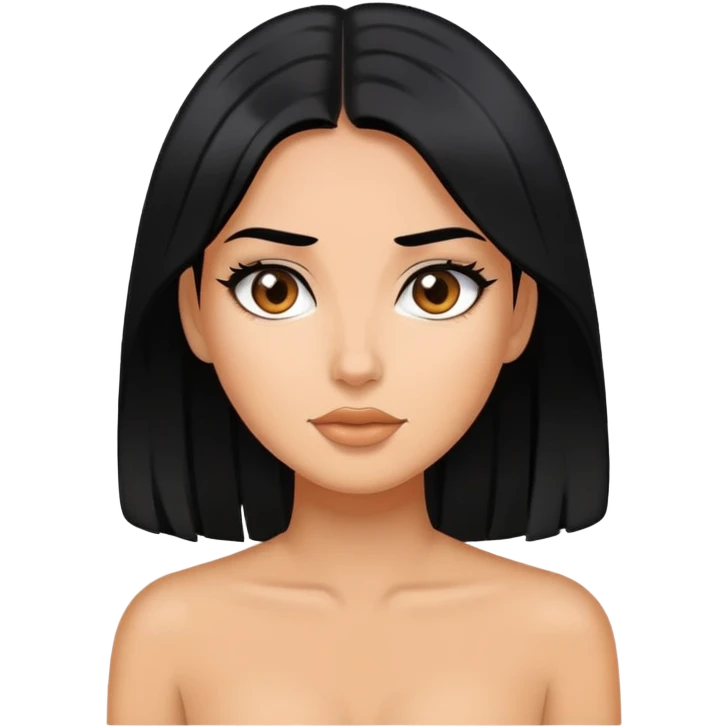 Girl who talks too much but she’s hot with black hair  emoji