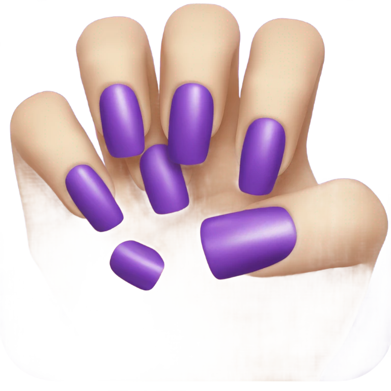 purple nails emoji