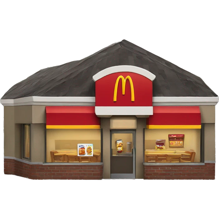 McDonald’s restaurant  emoji