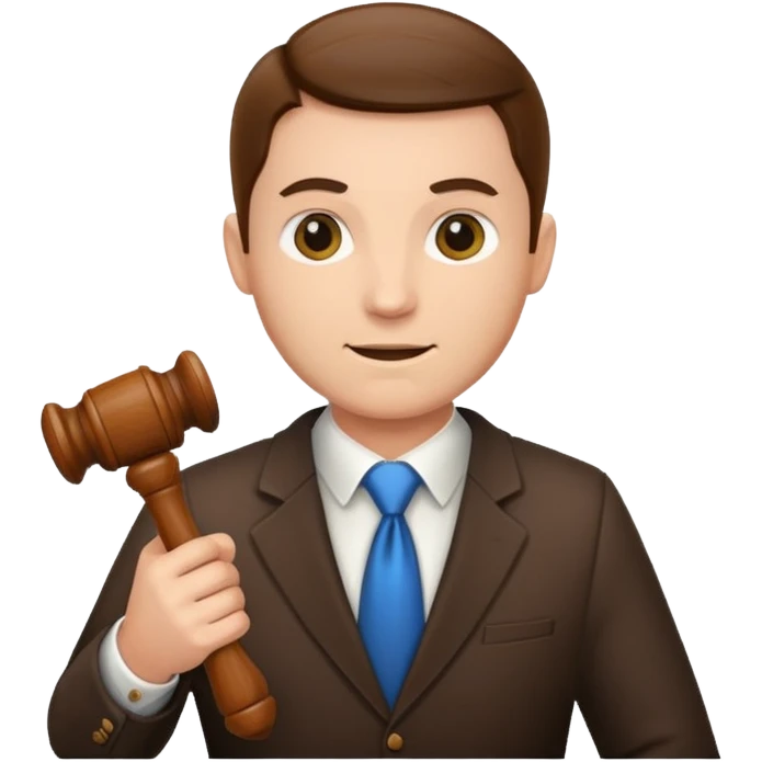 property auction, auctioneer emoji