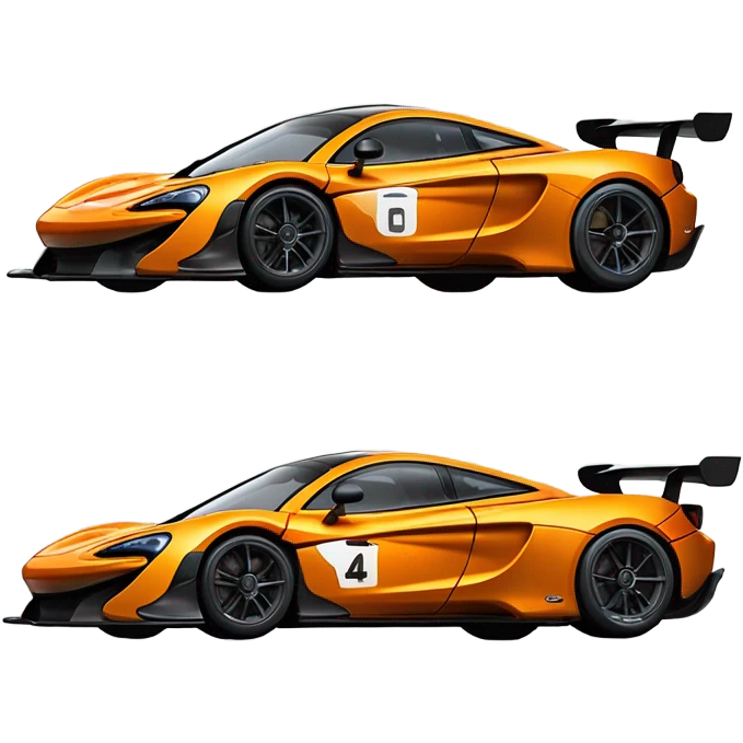 McLaren GT3 race car emoji