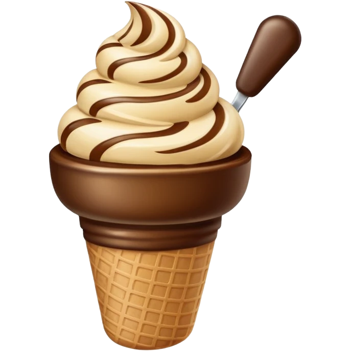 bolitas de helado de cafe  emoji