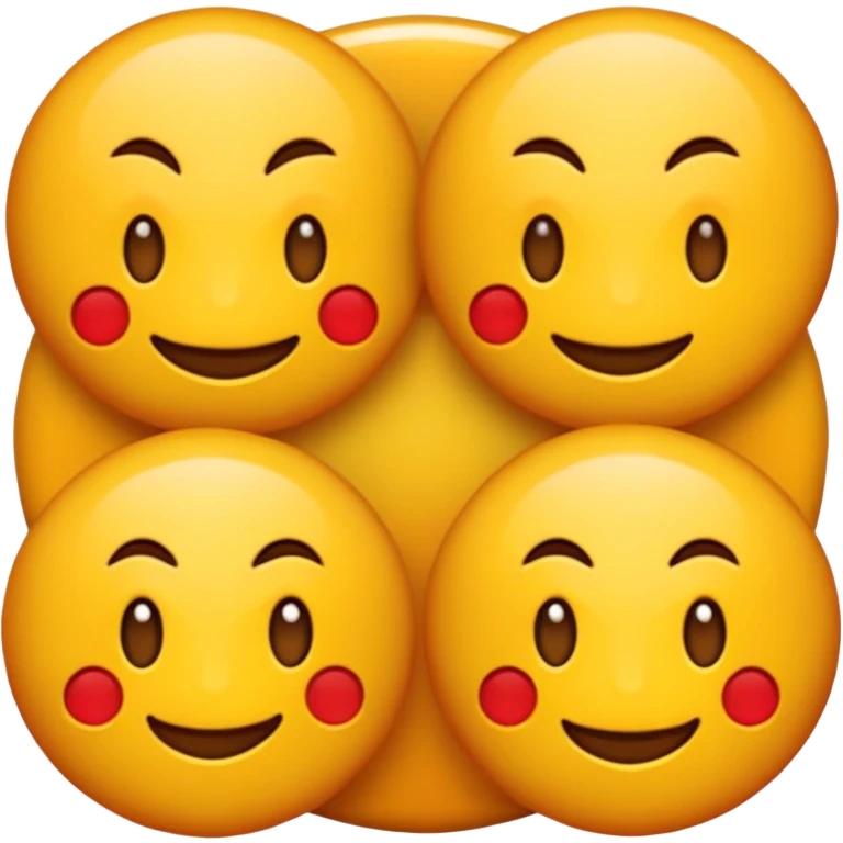 Нарисуй много сердечек emoji