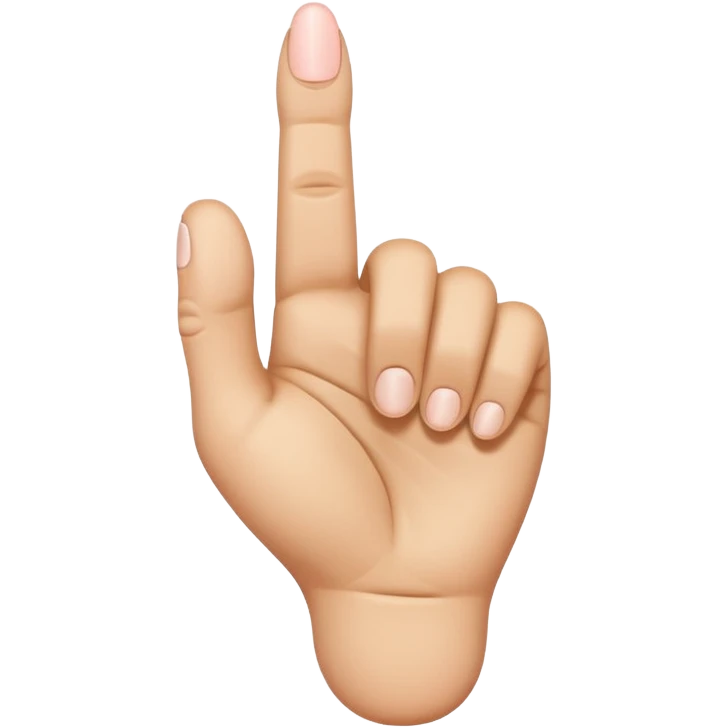 middle finger on foot emoji