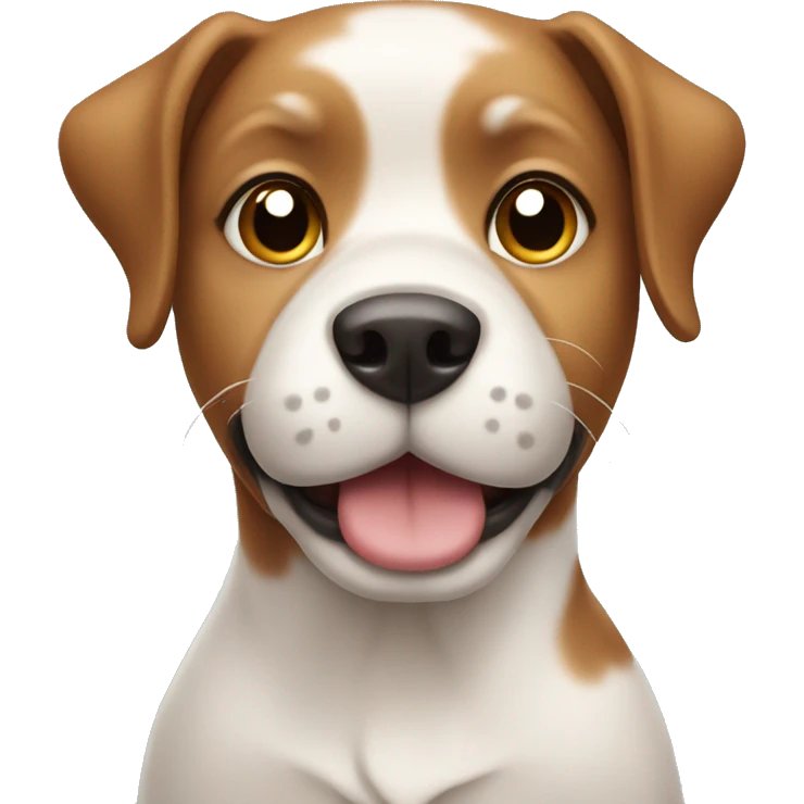 Dog with milk  emoji