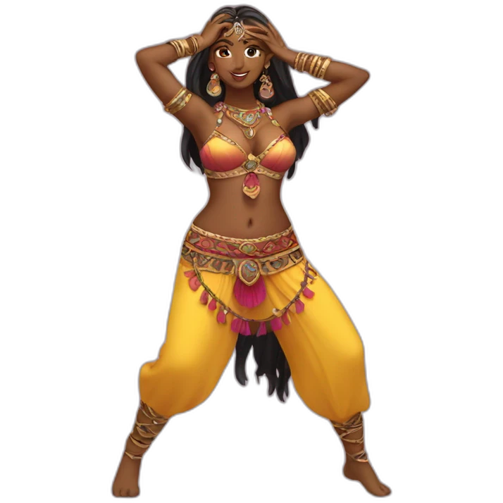 Tribal belly dance emoji