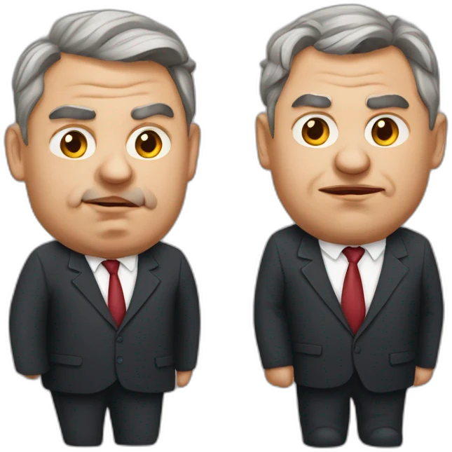 fat and evil Viktor Orbán emoji