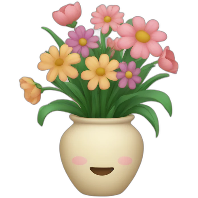 flowers in a vase emoji