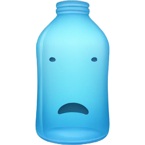 Vaso de agua emoji