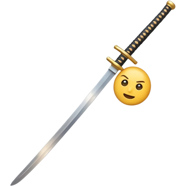 emoji representing the word '2vanish' with a small katana, concise emoji