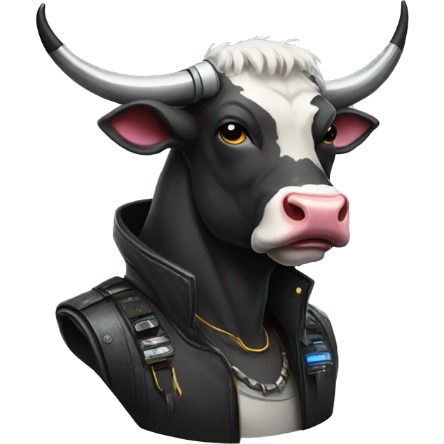 Cyberpunk bull  emoji