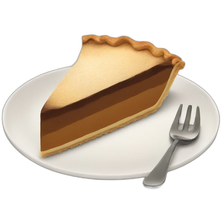 piece of coffee pie emoji