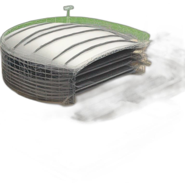 Sports ground facility under construction emoji