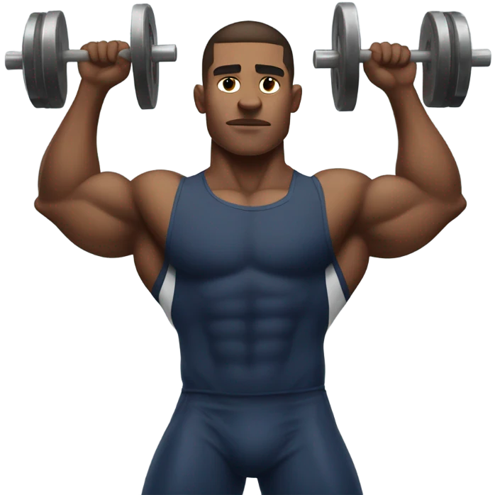 Xavier lifting weights  emoji