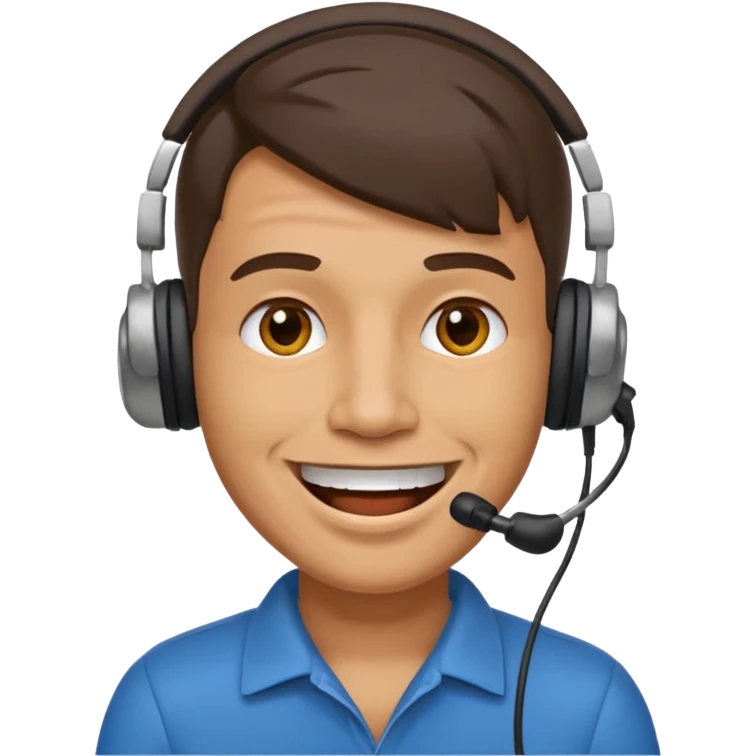 radio guy censored mouth emoji