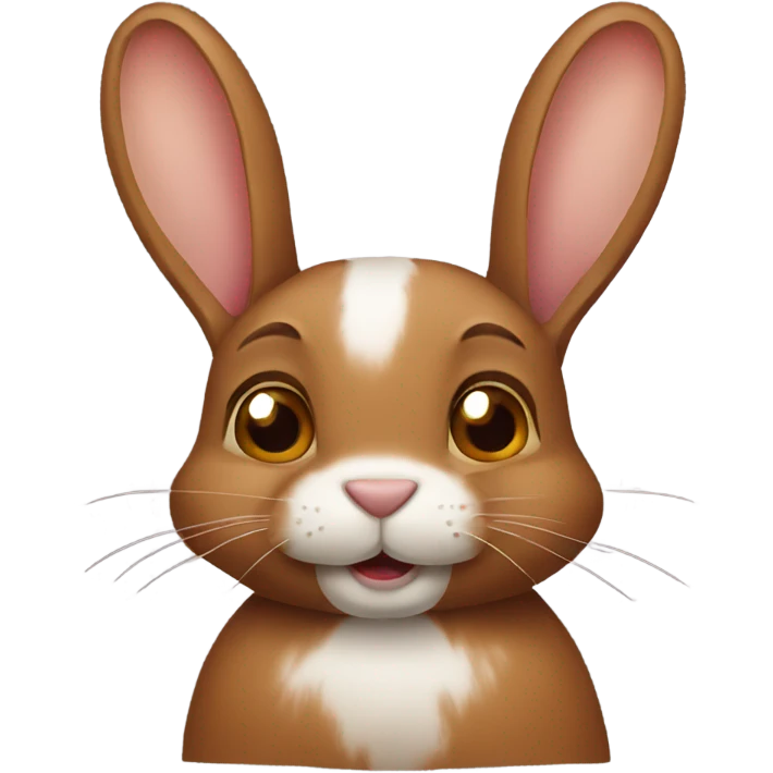 Brown rabbit emoji