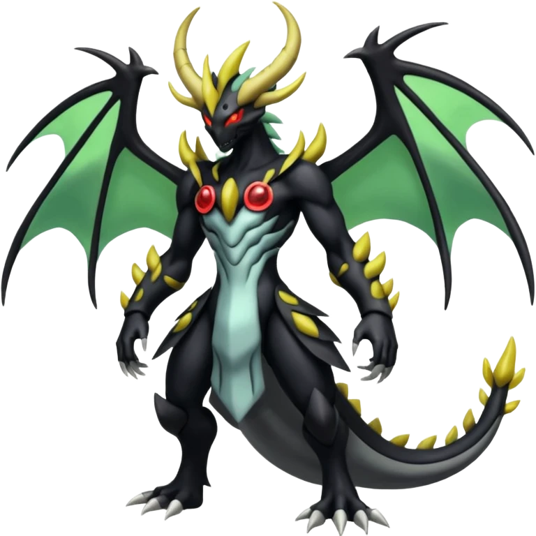 Zygarde-Giratina-Darkrai-fusion, full body emoji