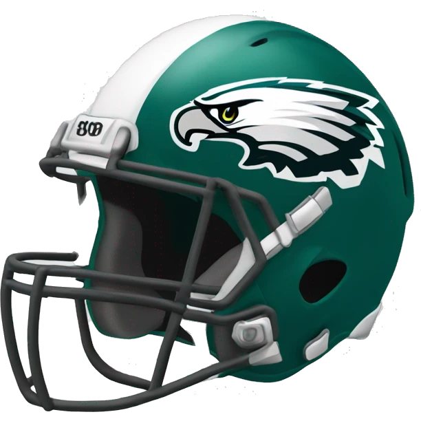Philadelphia Eagles helmet facing left emoji