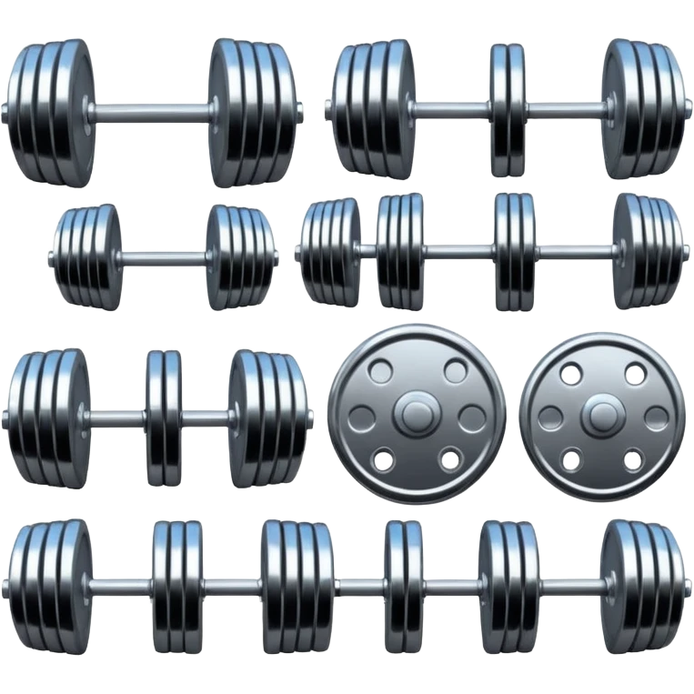 Pesas de gimnasio emoji