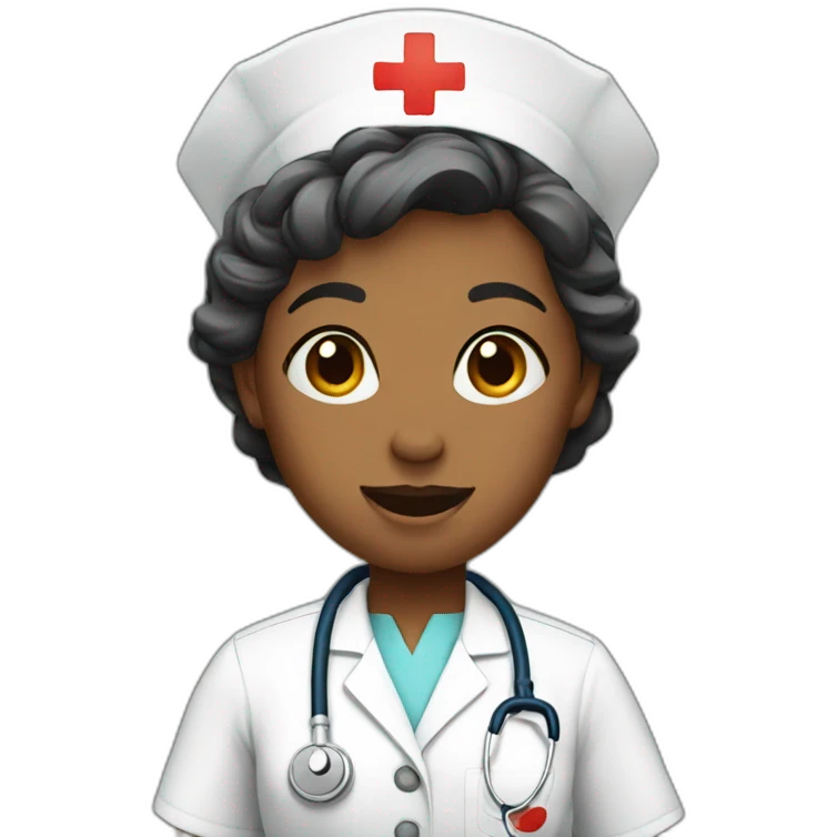 Nurse crazy emoji