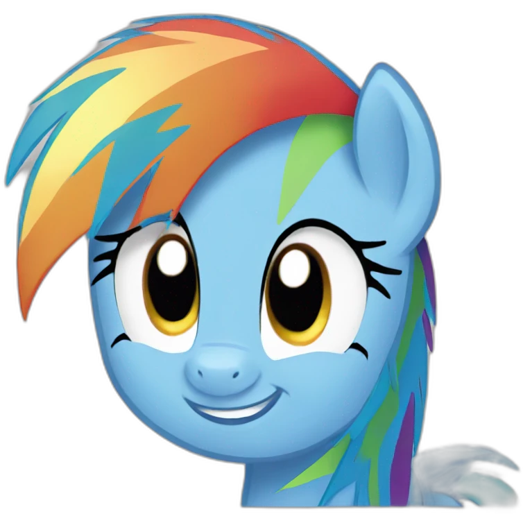 Rainbow dash emoji
