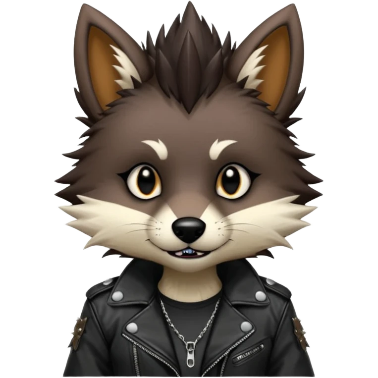 Cute edgy anthropomorphic furry fursona-animal by LiLaiRa, Kamirah, griffsnuff, AngieWolf  emoji