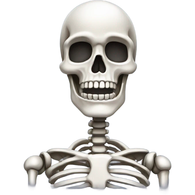 Chrome skeleton emoji