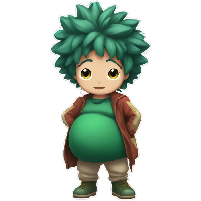Pregnant deku emoji