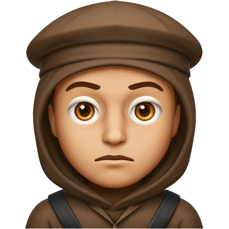 Robber emoji not smiling  emoji