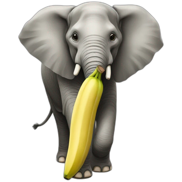 elephant bananas emoji