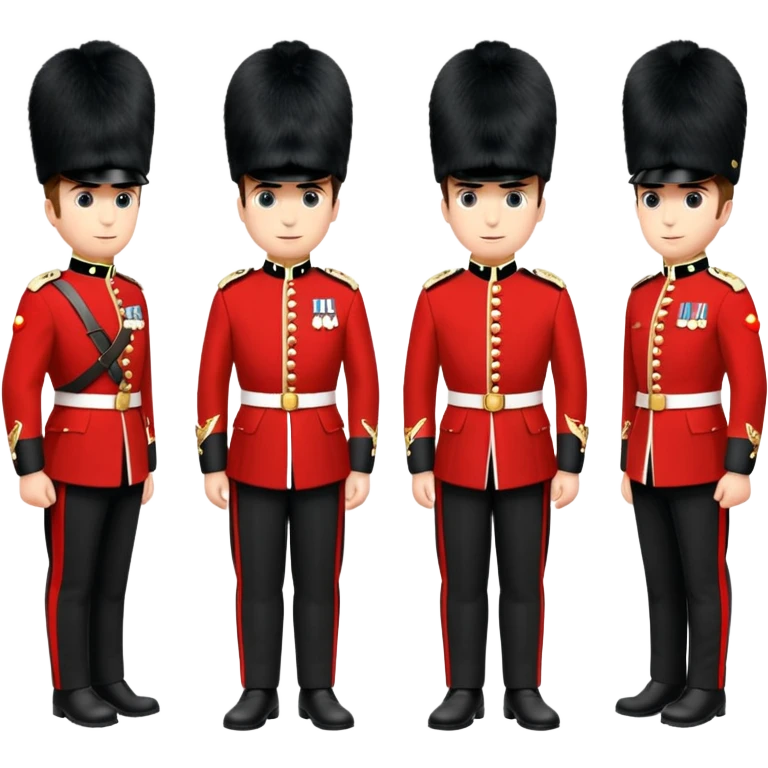 British royal guard with tall hat emoji