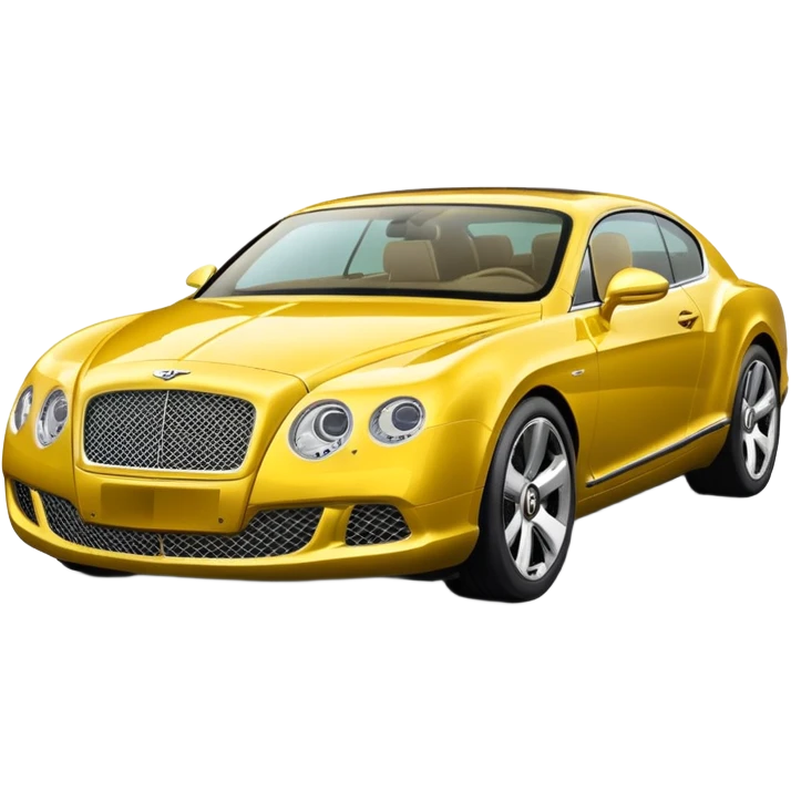 Yellow Bentley emoji