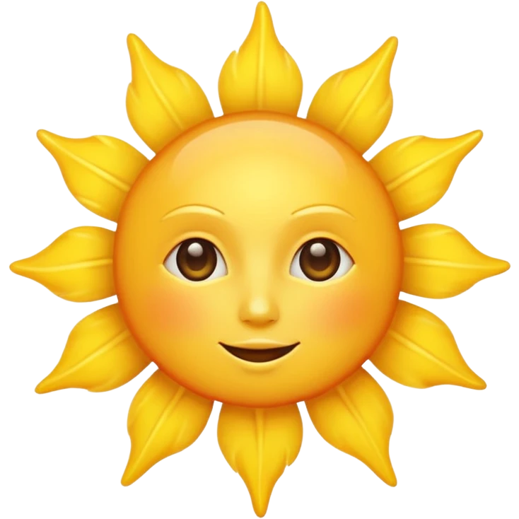 Sun emoji
