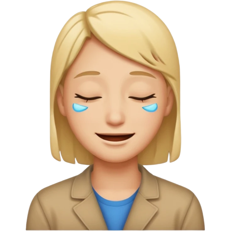 Smile with tears emoji