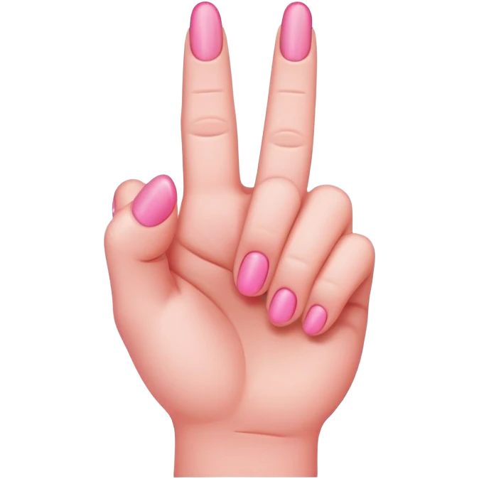 pink middle finger emoji