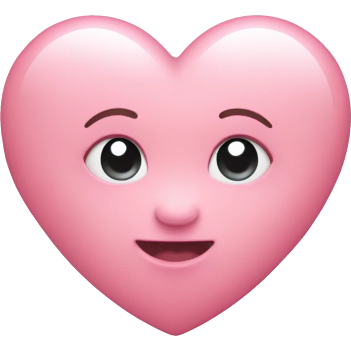 baby pink love heart emoji