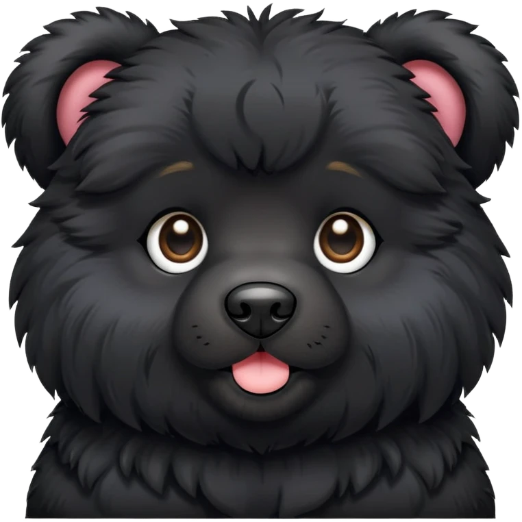 Black Teddy Dog emoji