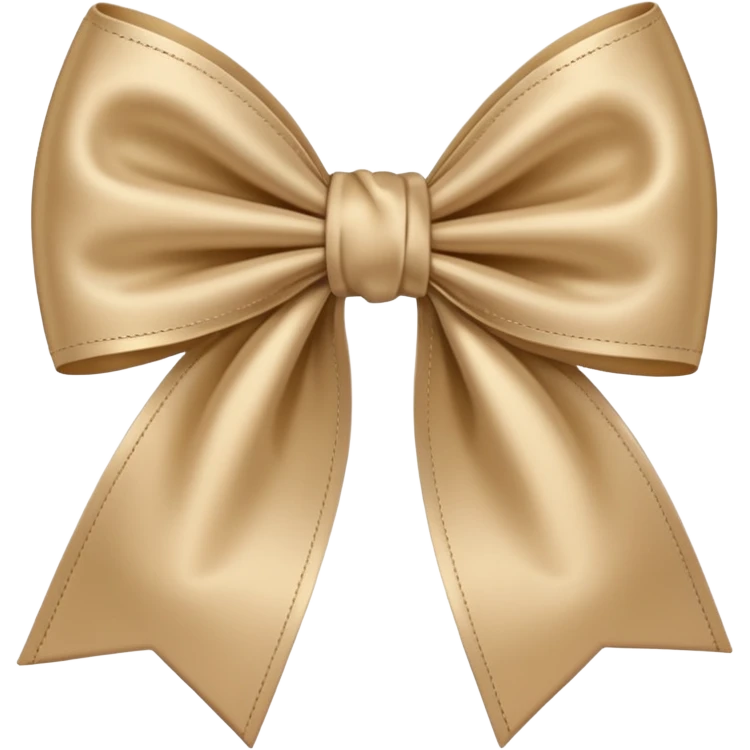 Beige bow enoji emoji