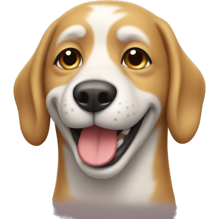 Un perro feliz emoji