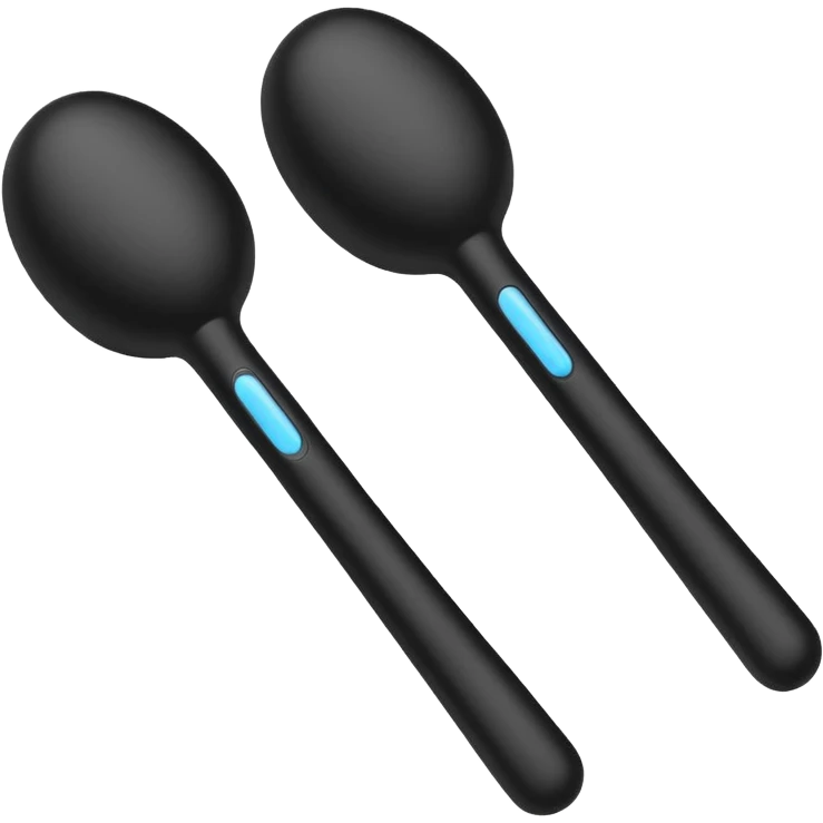 two black massage vibrating wands  emoji