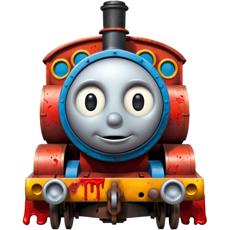 thomas de trein vol bloed emoji