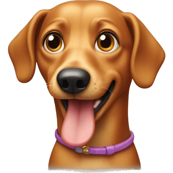 Weenie dog emoji